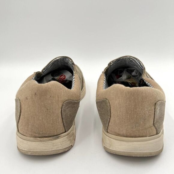 Clarks Men's Step Isle Cushion Cloud Slip On Loafers Sand Canvas Size 10.5 - Picture 10 of 11